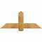 Ekena Millwork Eugene Rough Sawn Timber Gable Bracket, Western Red Cedar, 48"W x 20"H x 4"D x 6"F, 10/12 Pitch GBW048X20X0406EUG00RWR - alternate 1